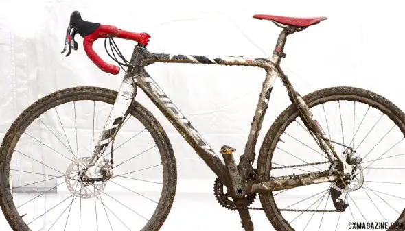 Jake Wells' Ridley X-Fire Disc cyclocross bike. © Cyclocross Magazine