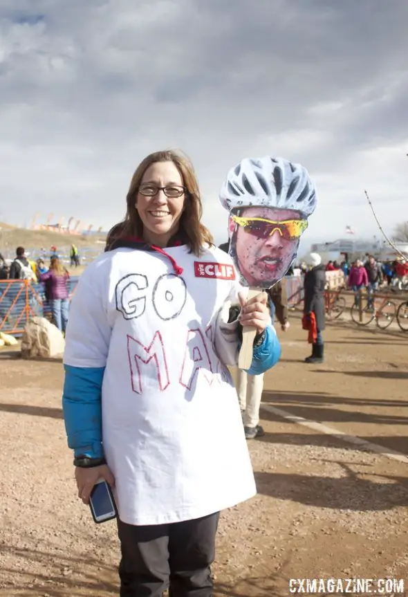 Boulder local Maxx Chance had the biggest number of fans on the course. © Cyclocross Magazine