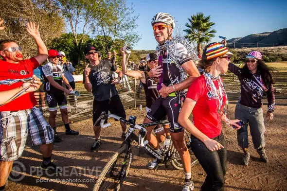 A pre-New Year’s finish line dance celebration for Trebon. Philip Beckman/PB Creative (http://pbcreativephoto.com).