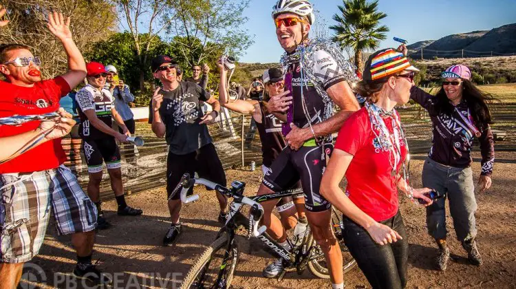 A pre-New Year’s finish line dance celebration for Trebon. Philip Beckman/PB Creative (http://pbcreativephoto.com).