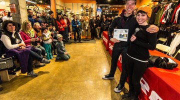 Jeremy Powers gets inducted into the Wooly Mammoth Society. © Mike Albright