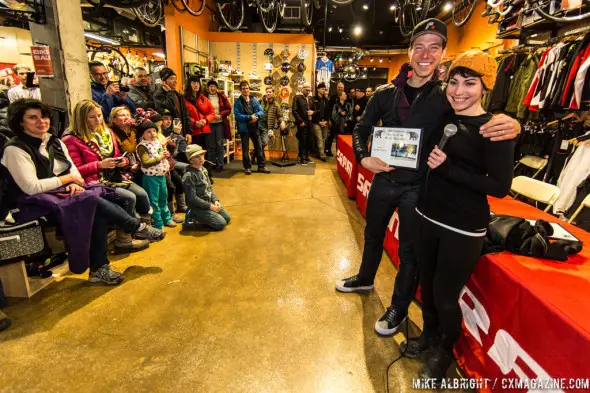 Jeremy Powers gets inducted into the Wooly Mammoth Society. © Mike Albright