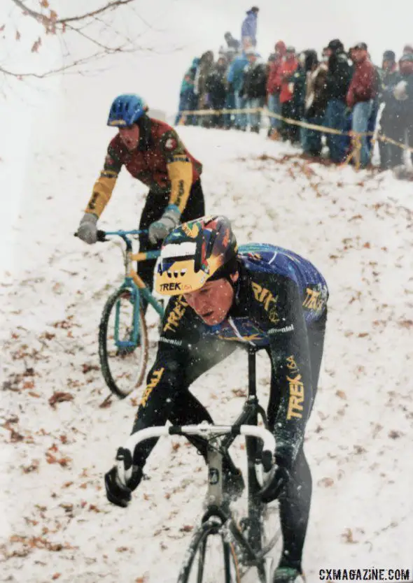 Before Compton and Nys there was Myrah, but this was in 1995. © Cyclocross Magazine