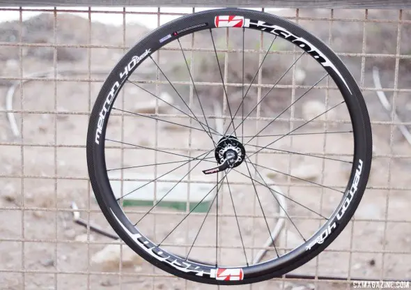 Vision Metron 40 tubular disc rear wheel. © Cyclocross Magazine