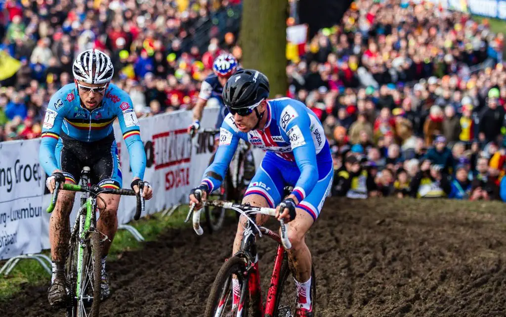 Two titans: Nys and Stybar at UCI World Championships of Cyclocross. © Thomas Van Bracht
