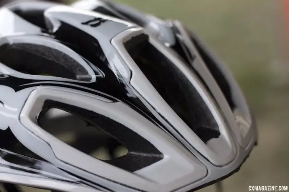 Kali Protectives' top-of-the-line $189 Maraka helmet, with SuperVent and Composite Fusion Plus technology, Winter Press Camp. © Cyclocross Magazine
