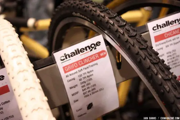 Challenge showcased their updated treads at NAHBS 2014. © Iain Banks