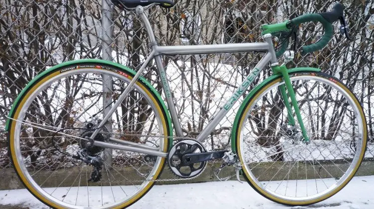 SRAM's JP McCarthy's Eriksen titanium cyclocross commuter.