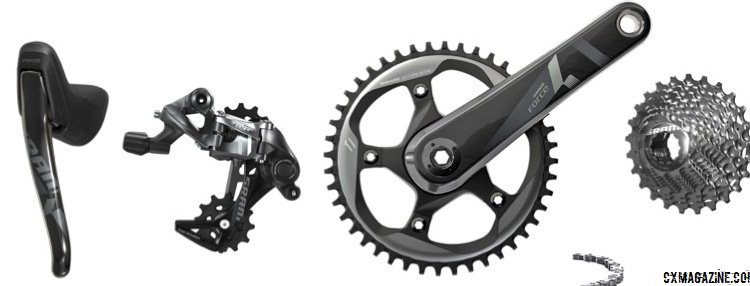 It's finally here: the SRAM Force CX1 single chainring cyclocross group. There's really only two specific items needed for the CX1 drivetrain - the chainring and the rear derailleur.