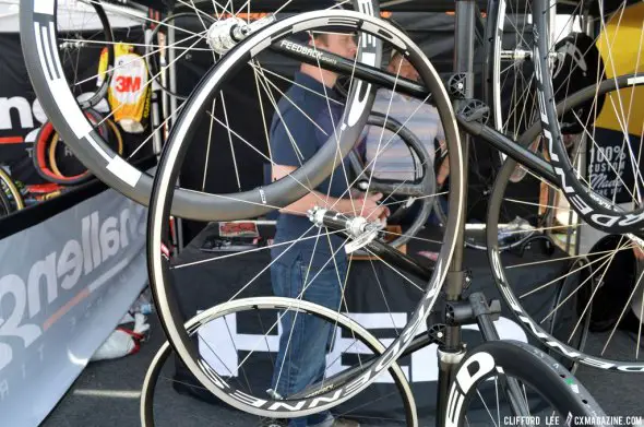 HED wheels at Sea Otter. © Clifford Lee