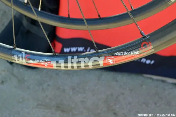 The new Ultralight CX Carbon wheelset from Industry 9. © Cyclocross Magazine