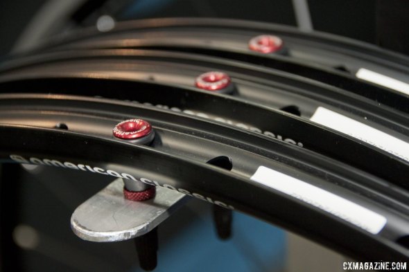 American Classic even makes their own excellent tubeless valves that fit flush in their rims. © Cyclocross Magazine