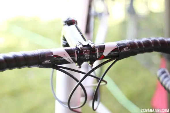 FSA K-Force carbon bar is shown, but the frames are built up to your own spec. © Cyclocross Magazine