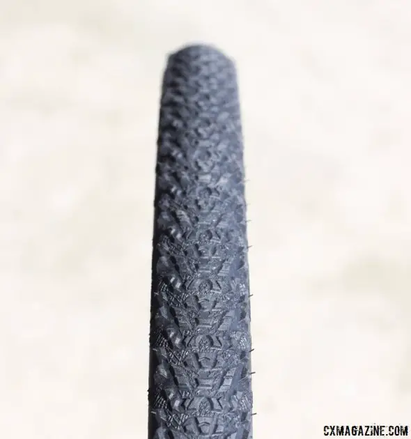 Hutchinson's Black Mamba tread comes in a 32c tubular and a 34mm tubetype and a tubeless format. © Cyclocross Magazine