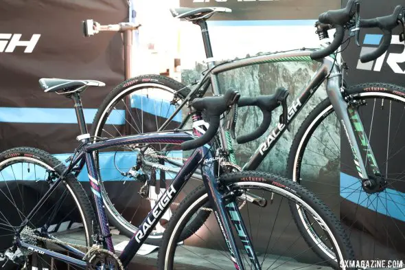 Raleigh 2015 cyclocross bikes includes the RX 1.0 and RX 2.0 Women's models, with cantilever brakes. © Cyclocross Magazine