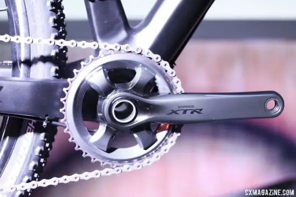 Shimano unveils 11-speed, single chainring   XTR 9000 and 9020 at Sea Otter 2014. © Cyclocross Magazine