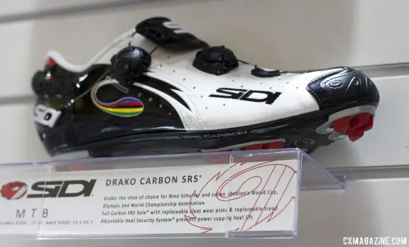 Sidi's 2014 Drako mountain bikes shoes, as worn by Absalon and Schurter. © Cyclocross Magazine