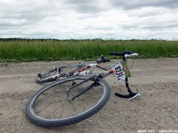 Getting this bike gravel ready. © Andrew Vontz