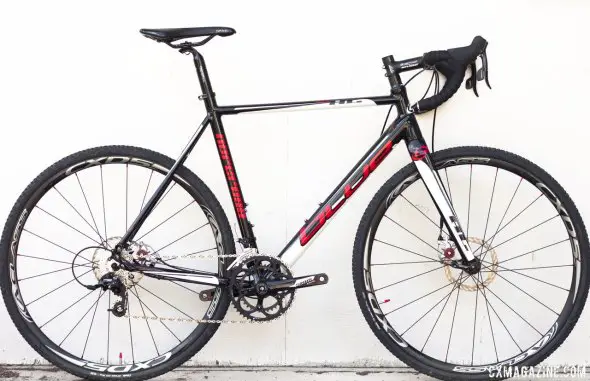 The 2015 Blue Norcross AL cyclocross bike, with SRAM Apex and BB5 disc brakes. © Cyclocross Magazine