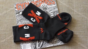 CXM's socks, by Swiftwick. The best you'll ever 'cross in.
