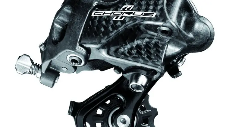 The new 2015 Chorus rear derailleur from Campagnolo.