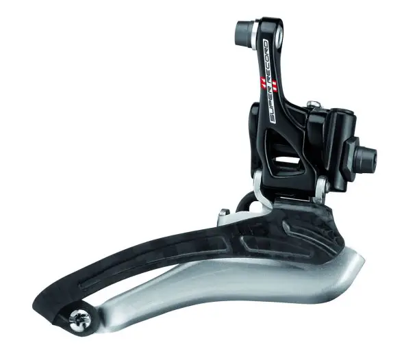 The new 2015 Super Record front derailleur from Campagnolo.