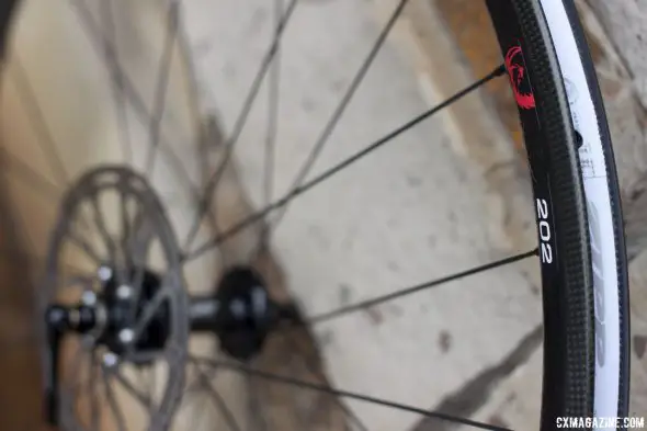 This clincher model is a lighter, lower-profile rim compared to the Firecrest 303 rim.