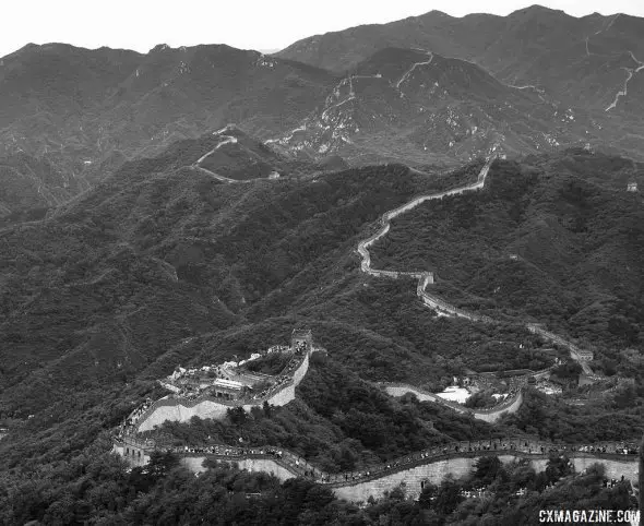 A day trip to see China's Great Wall is mandatory when traveling this far. © Cyclocross Magazine