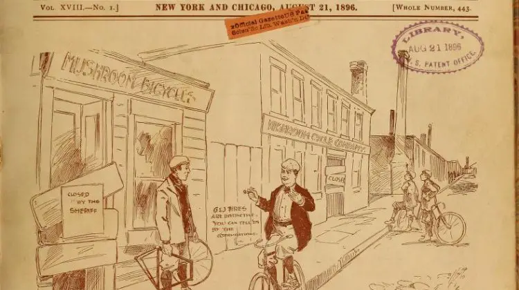 The Wheel and Cycling Trade Review from 1887.