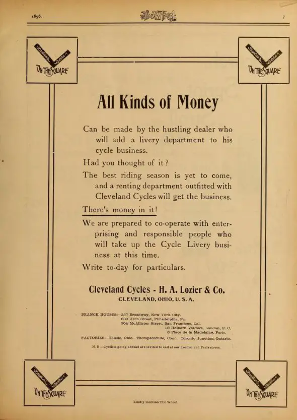 For hustlers, there was "all kinds of money" to  be earned in the cycling industry. 