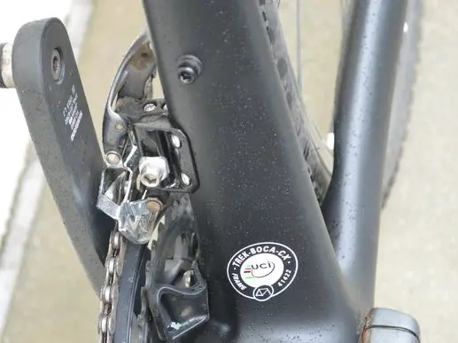 The Trek Boone also has a built-in chain catcher incorperated into their frame. © Cyclocross Magazine