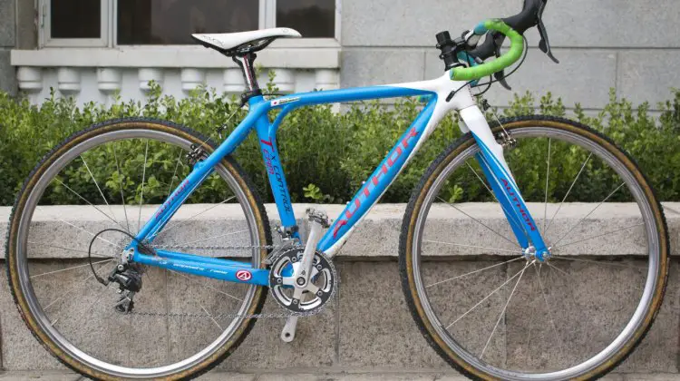 Japanese Cyclocross National Champion Sakiko Miyauchi's Author Cyclocross Bike. © Cyclocross Magazine