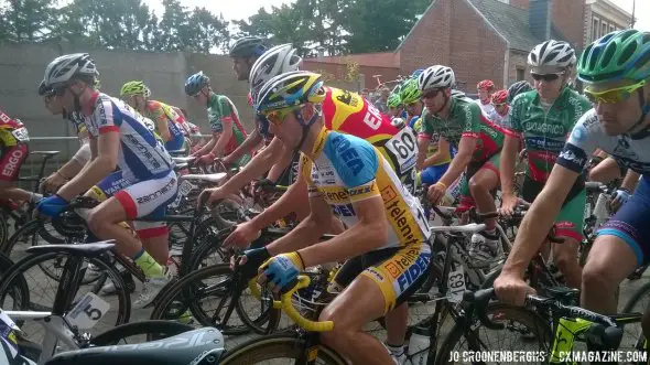 Corne van Kessel at the start of the Tour of Vlaams Brabant. He would eventually finish fifth overall.© Jo Croonenberghs