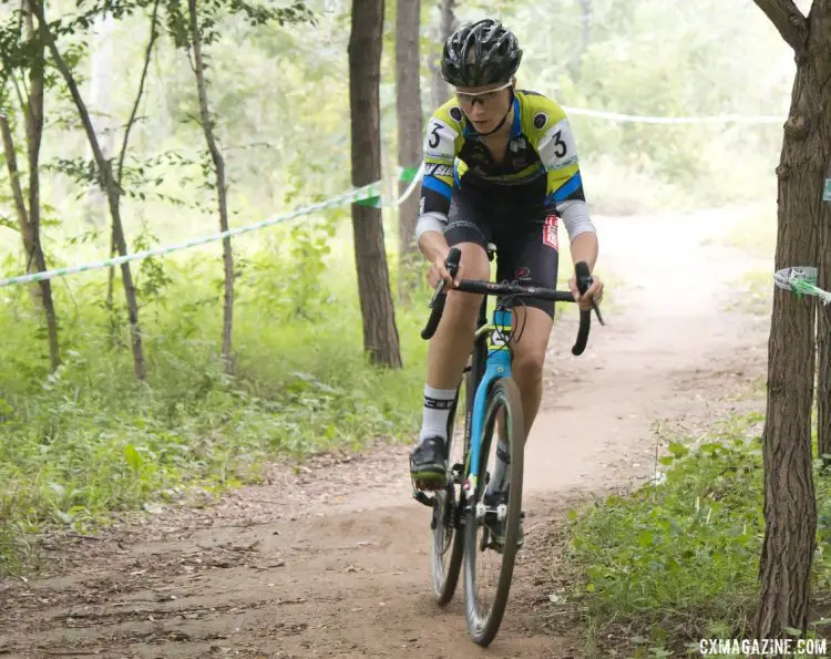 Margriet Kloppenburg didn't win but stayed upright, injury free and came back with more UCI points. © Cyclocross Magazine