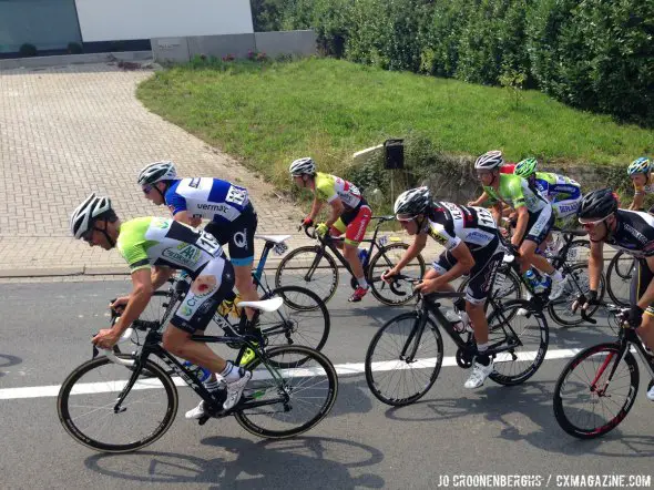 Europeans like Martin Bina and Sven Nys hit the road and trails during the summer. © Jo Croonenberghs