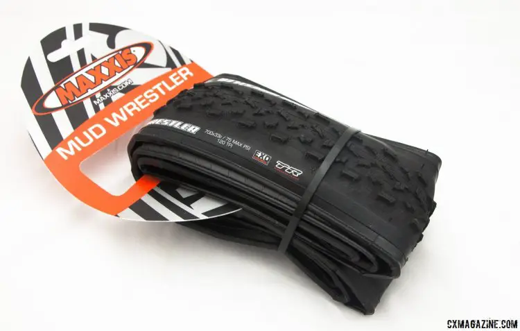 Maxxis Mud Wrestler TR tubeless cyclocross tire. © Cyclocross Magazine