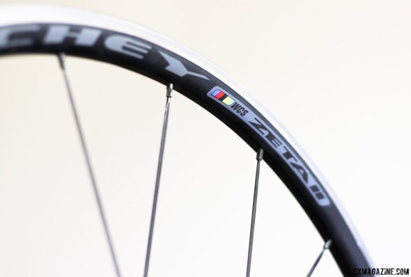 Ritchey Zeta II road tubeless wheels are quite light at 1444g and more affordable than most carbon wheels. © Cyclocross Magazine