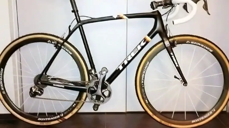 Sven Nys' new Trek Boone cyclocross bike with IsoSpeed Decoupler for the 2014/2015 season.