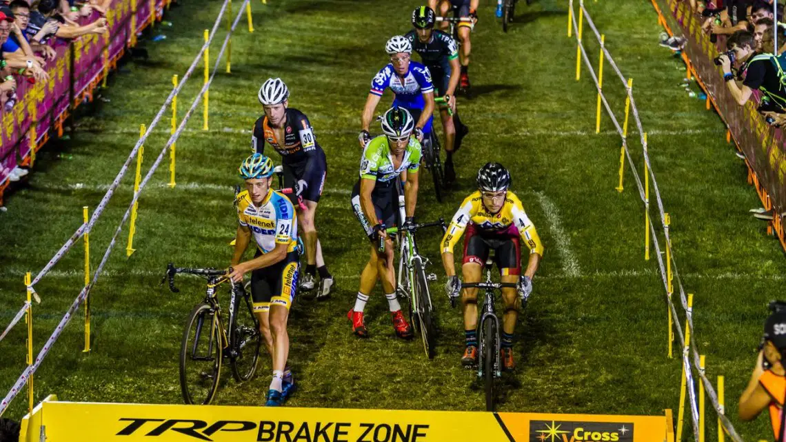 Allen Krughoff hopped barriers and leaped expectations for Noosa at the 2014 CrossVegas © Thomas van Bracht / Peloton Photos