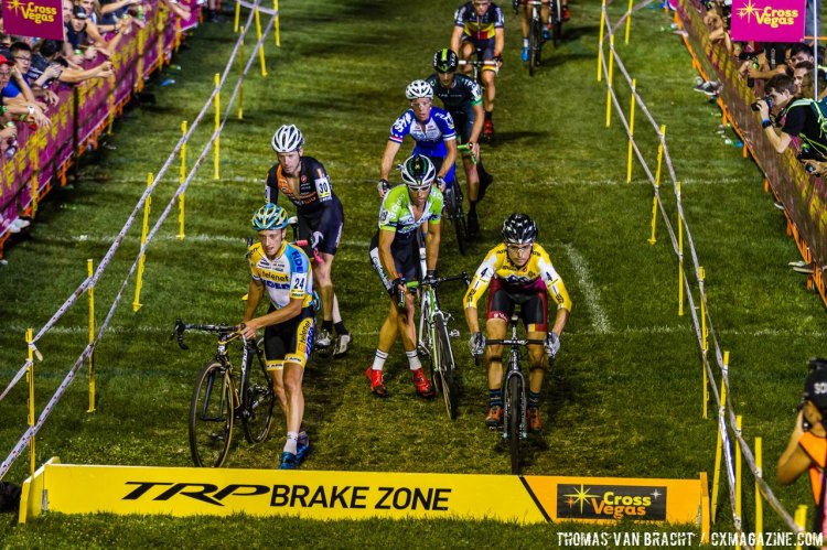 Allen Krughoff hopped barriers and leaped expectations for Noosa at the 2014 CrossVegas © Thomas van Bracht / Peloton Photos