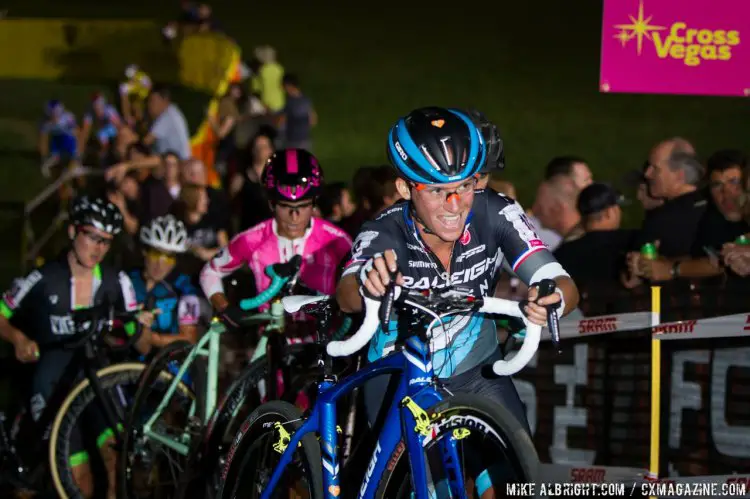 Caroline Mani ran down Katie Compton and Meredith Miller in the USA PRO CX standings. © Mike Albright / Cyclocross Magazine