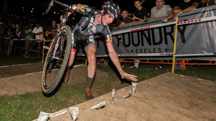 File photo of Zach McDonald at Cross Vegas in 2014. After a few team changes, he'll now be partnering with Alchemy Bikes and riding their Bailus model. © MikeAlbright.com / Cyclocross Magazine