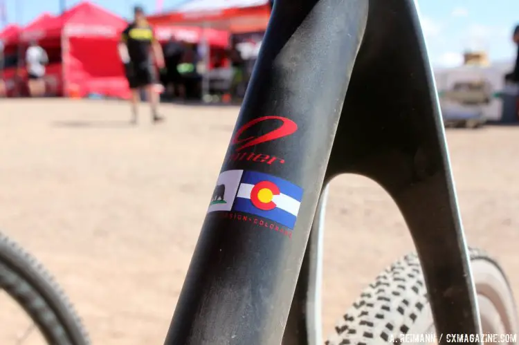 The seatstays offer lots of room for mud clearance and beefing up the tire selection, sensibly enough for a company that made their name in mountain biking. © Cyclocross Magazine