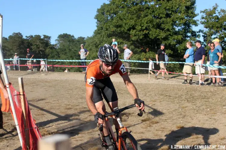 Dan Timmerman attacked at the right time, and kept off the others for the last two laps. © Andrew Reimann