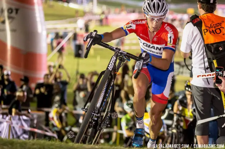 Lars van der Haar was never far from the front. © LasalaImages.com