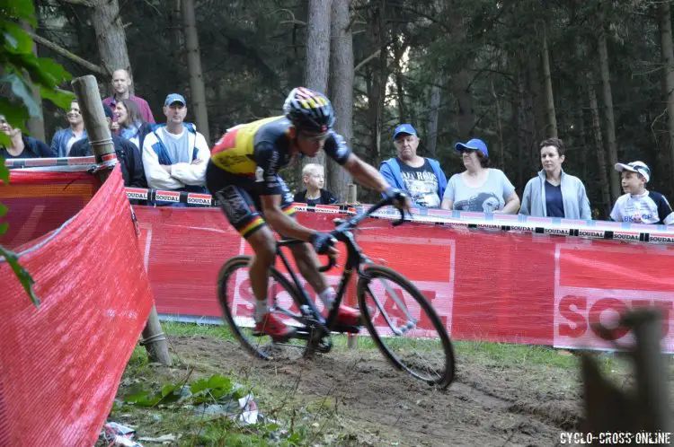 Sven Nys won in a sprint over Klaast Vantornout at Neerpelt. © Cyclo-Cross Online