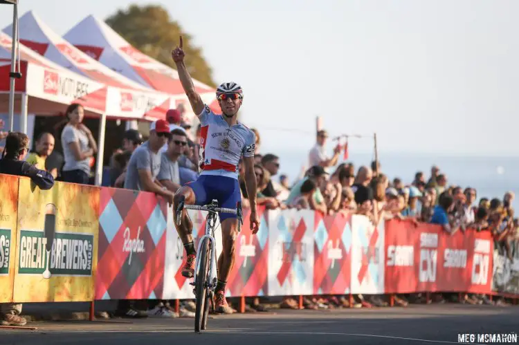 Power sweeps the weekend at Rapha Super Cross Gloucester. © Meg McMahon