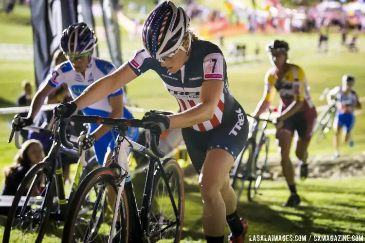 Compton, Nash and Miller all took turns at the front. © Cyclocross Magazine