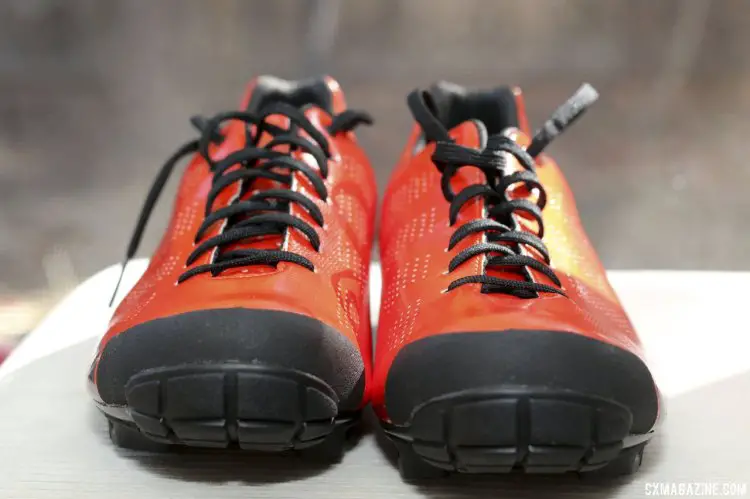 Toe bumpers - New 2015 Giro Empire VR90 off-road cycling shoe. © Cyclocross Magazine