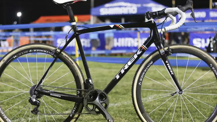 Sven Nys' Trek Boone race winning bike. © Cyclocross Magazine